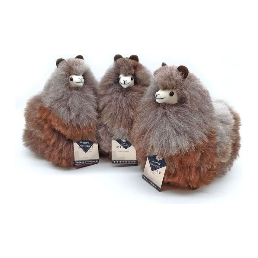 Mountain Wolf Limited Edition alpaca, several sizes together