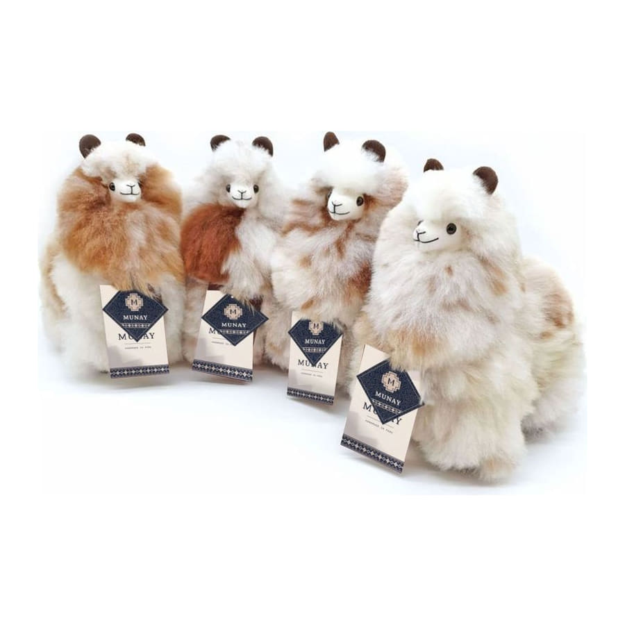 Snow Leopard Limited Edition alpaca, several sizes together