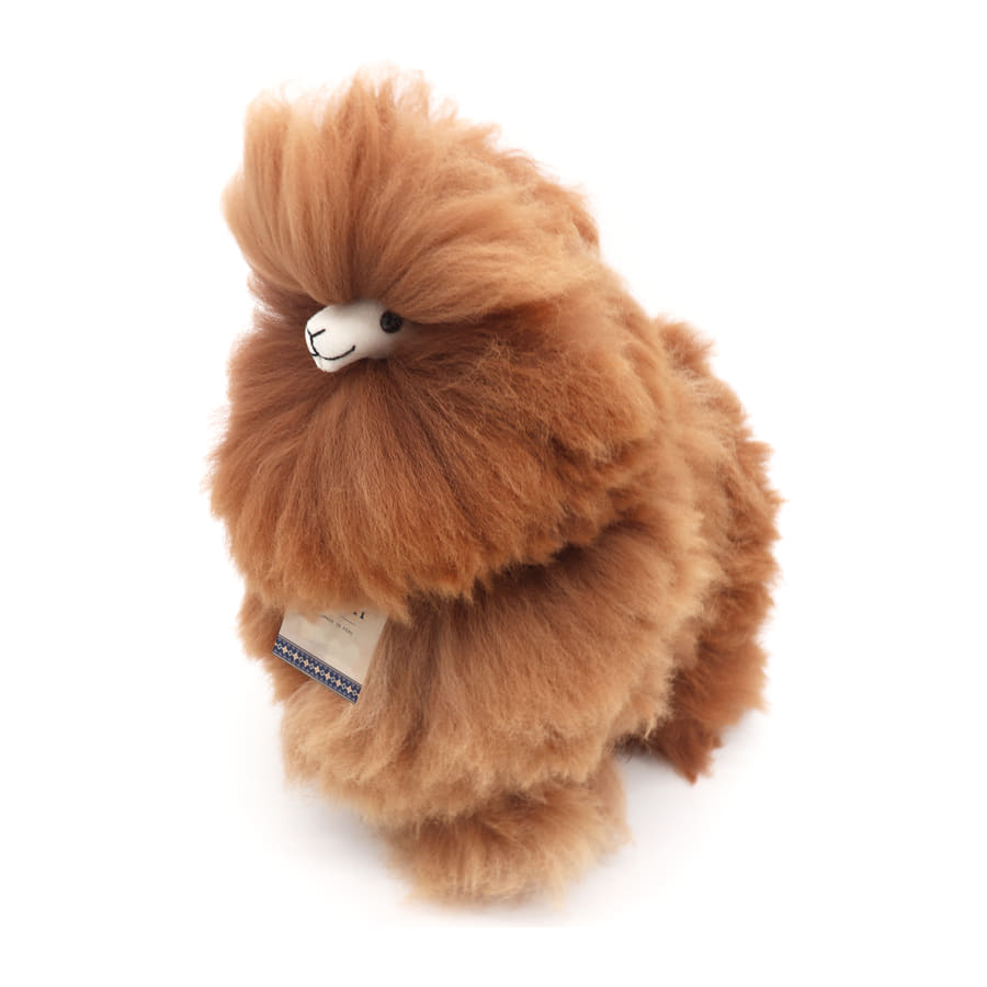 Hazelnut Monsterfluff alpaca, Medium 32 cm