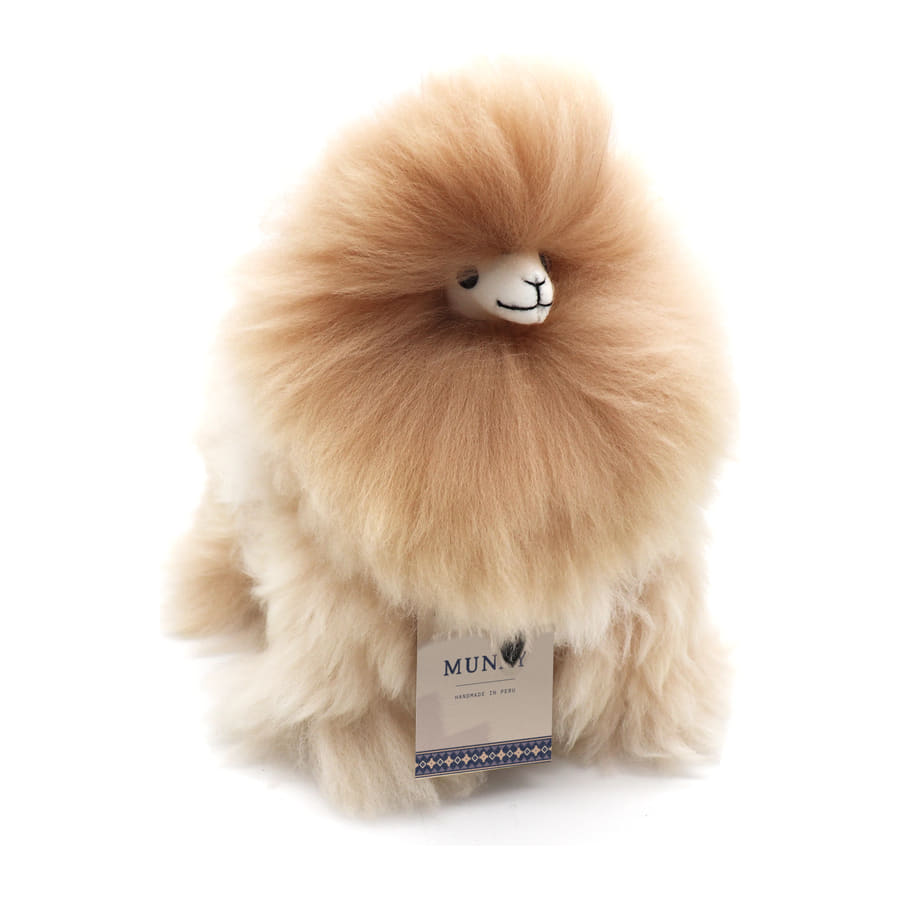 Sandstone Monsterfluff alpaca, Small 23 cm
