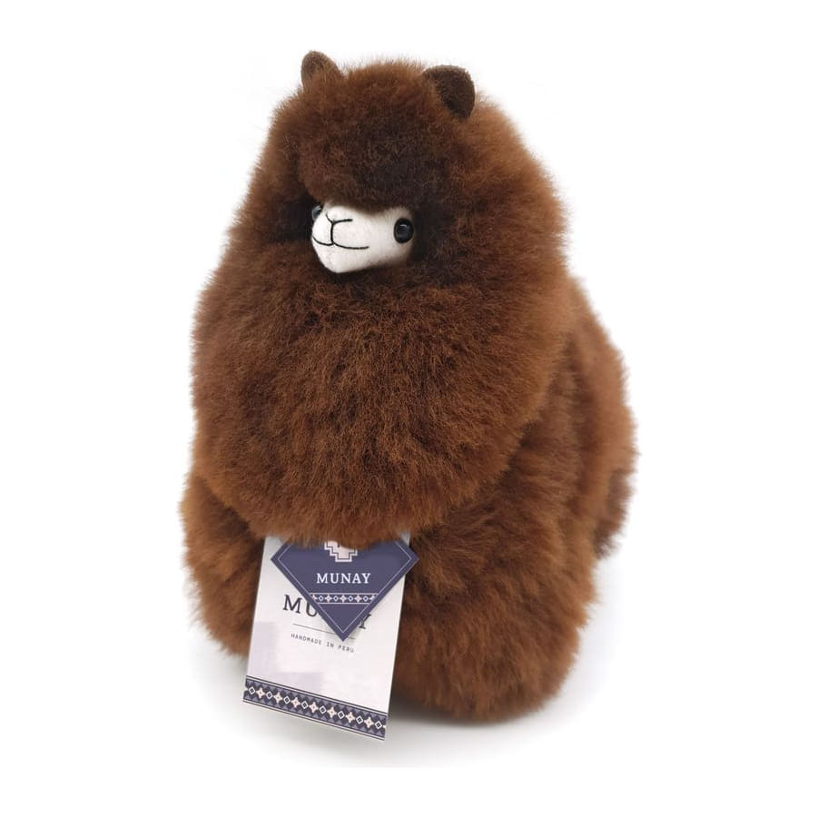 Chocolate Naturals alpaca, Small 23 cm