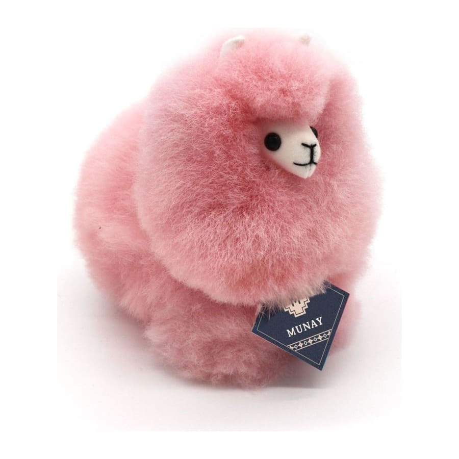 Cotton Candy Rainbow alpaca, Mini 15 cm