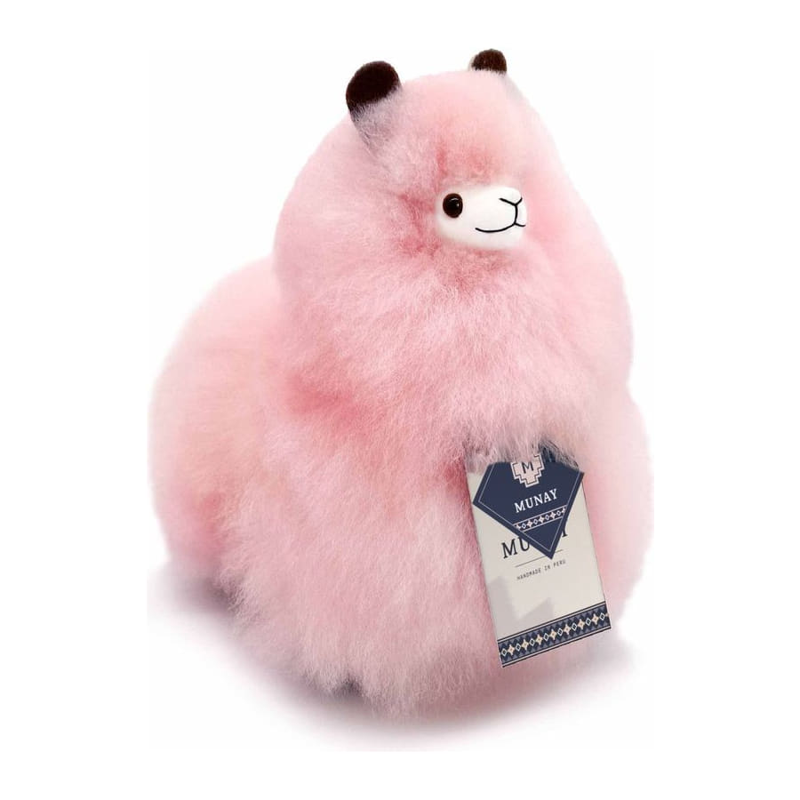 Cotton Candy Rainbow alpaca, Small 23 cm