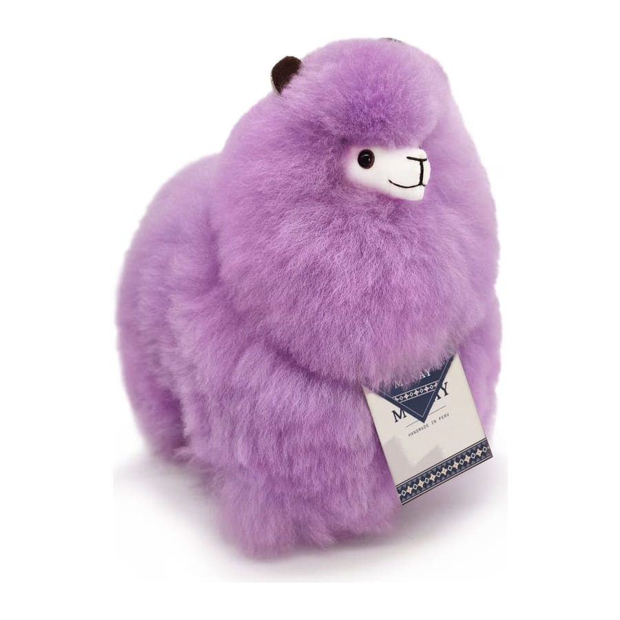 Violet Rainbow alpaca, Small 23 cm